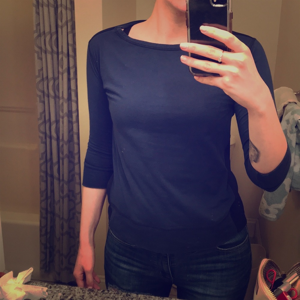 Dark blue Gap blouse